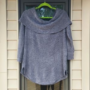 Moth Off the Shoulder Sweater